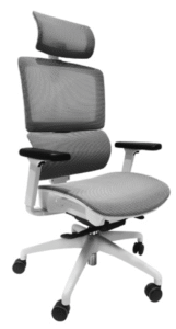Uno Austin HR White (Grey Fabric)
