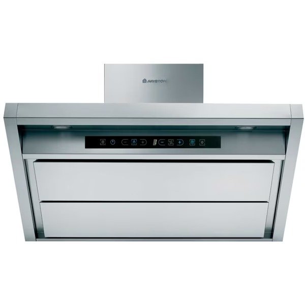 90cm EXPERIENCE Wall Chimney Hood, Stainless Steel