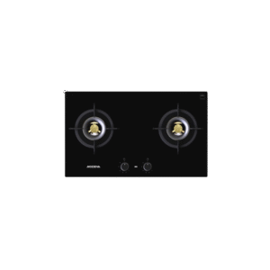 Kompor Gas Tanam 70cm 2 Burner Full Brass Zero Ignition