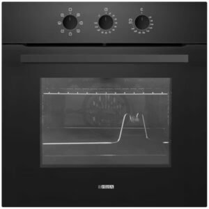 H60cm Built-in Electric Oven, Black Glass