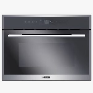 H45cm Built-in Electric Oven, Black Glass