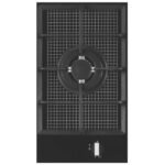 30cm Built-in Gas Hob, Black Glass