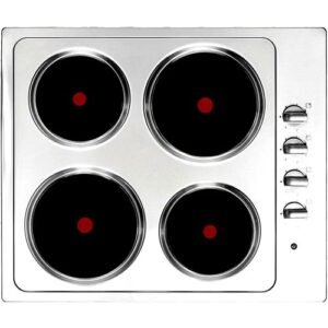 60cm Built-in Electric Hot-Plate Hob, Stainless Steel