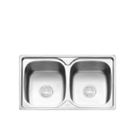 Bak Cuci Piring Stainless Steel 2 Bowl Topmount