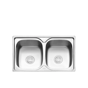 Bak Cuci Piring Stainless Steel 2 Bowl Topmount