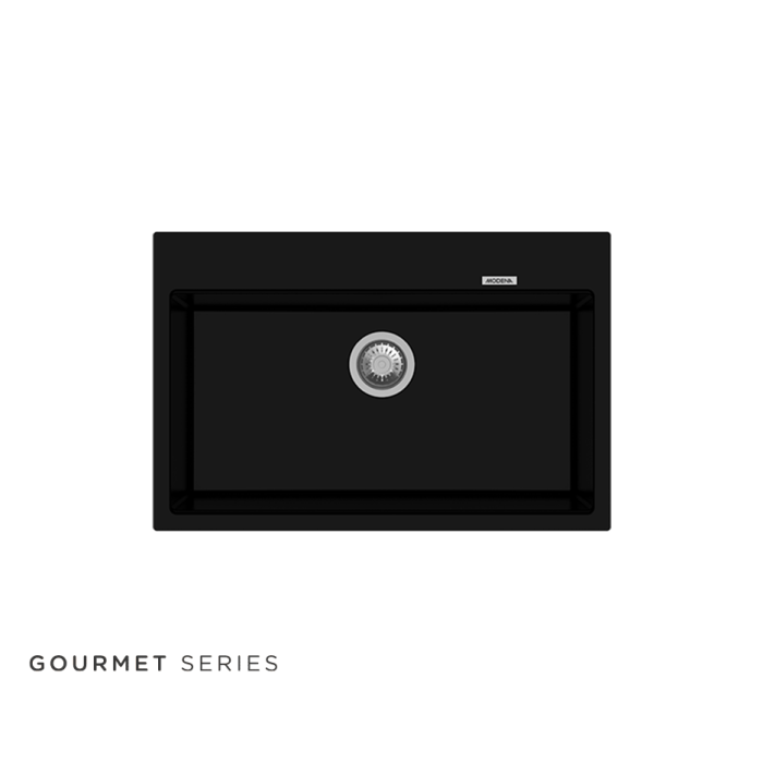 Gourmet Bak Cuci Piring Granit Quartz 1 Bowl Topmount