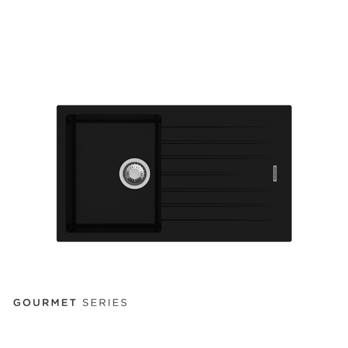 Gourmet Bak Cuci Piring Granit Quartz 1 Bowl Topmount